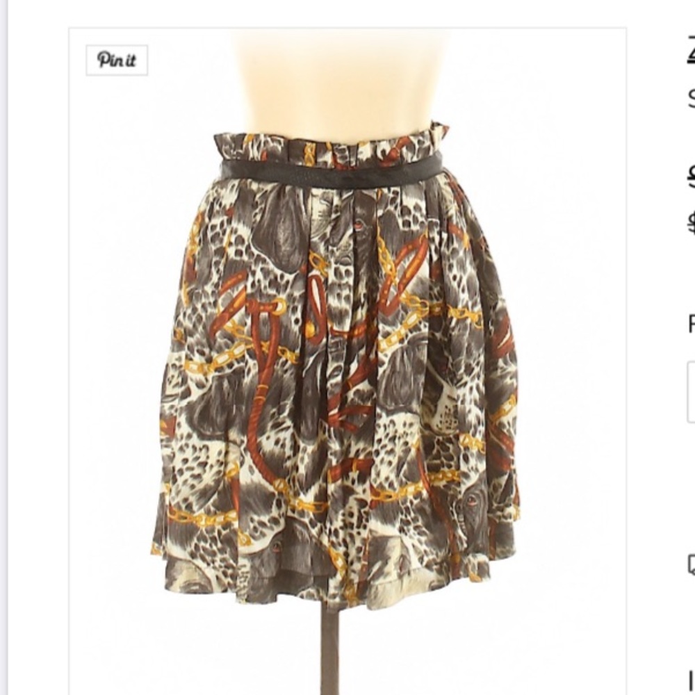 ‼️SOLD‼️ Zara Silk skirt